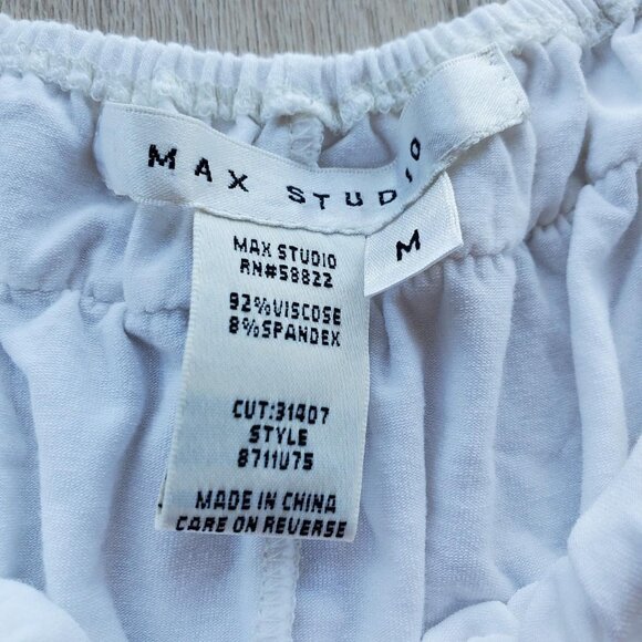 max studio white babydoll top - Picture 6 of 6